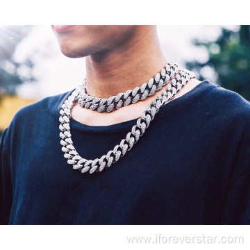 European High Quality Men's Cuban Link Chain Necklace